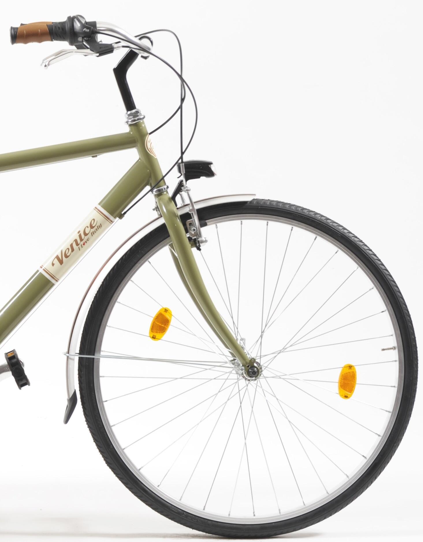 Cityfahrrad 28 Zoll 605 Man Grün 3/5