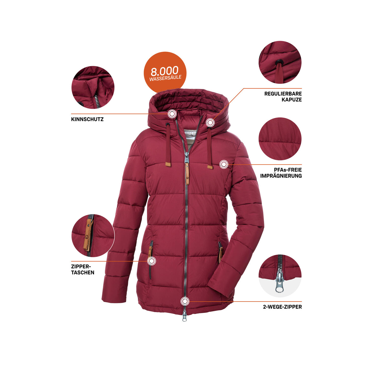 Damen Steppjacke GW 12 3/7