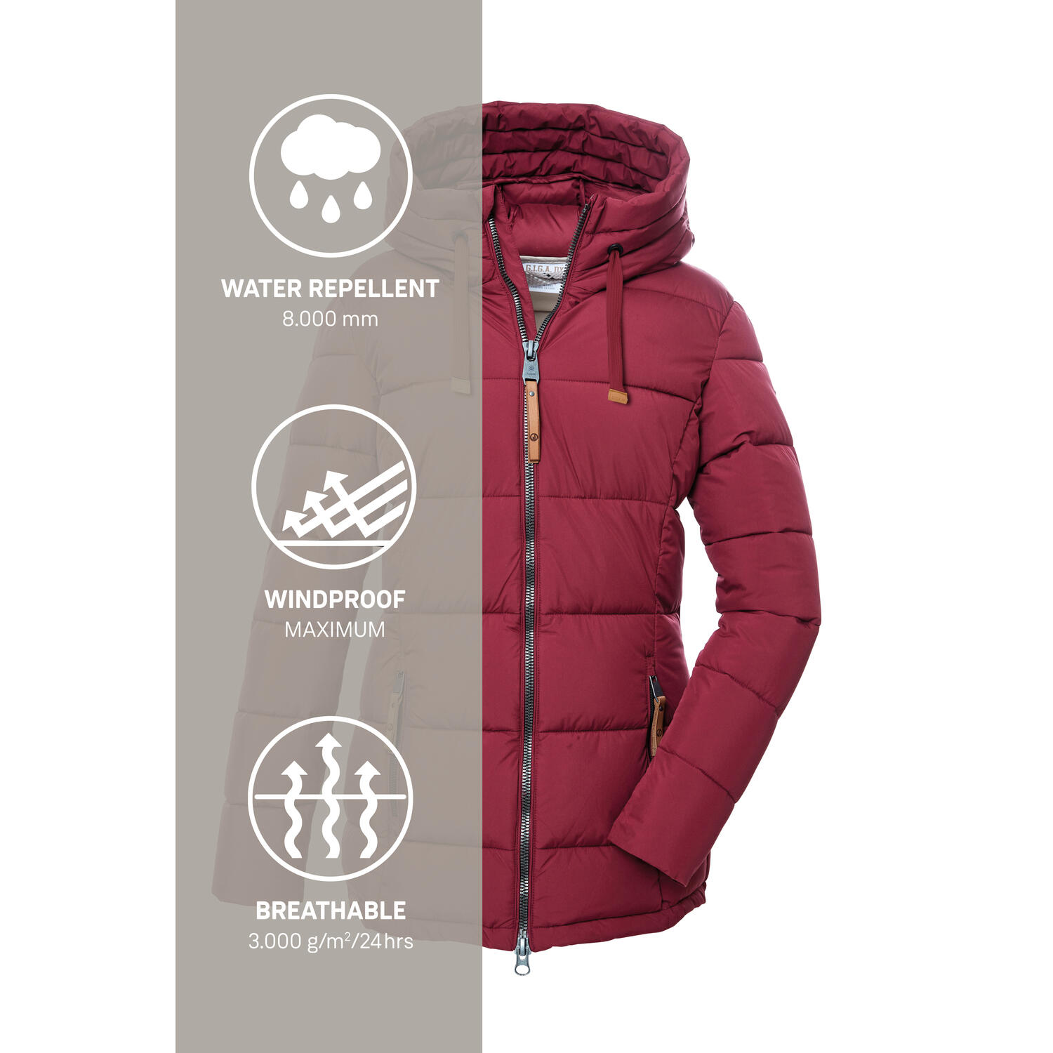 Damen Steppjacke GW 12 4/7
