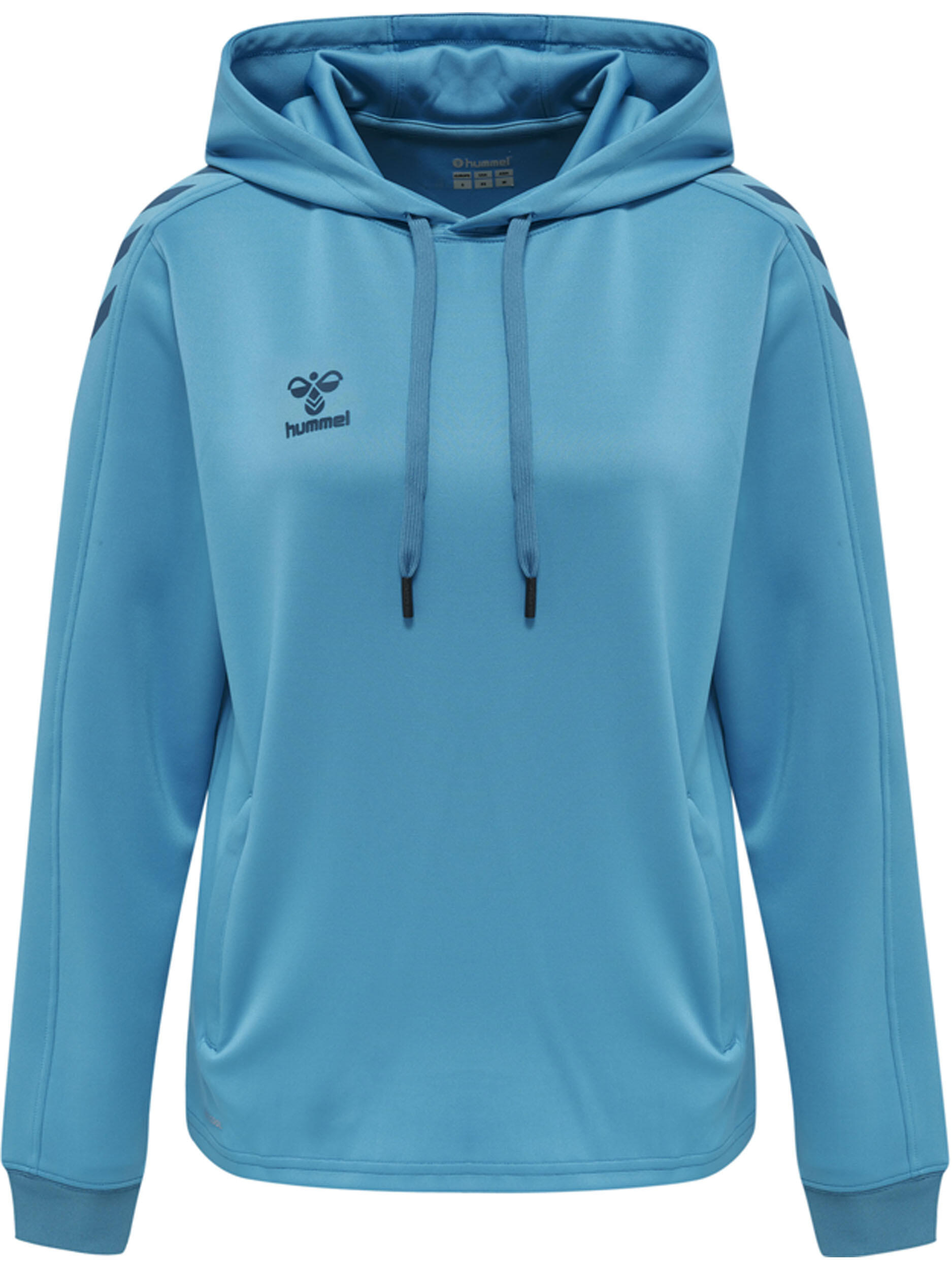 Felpa da donna in poliestere con cappuccio Hummel Core XK 5/7