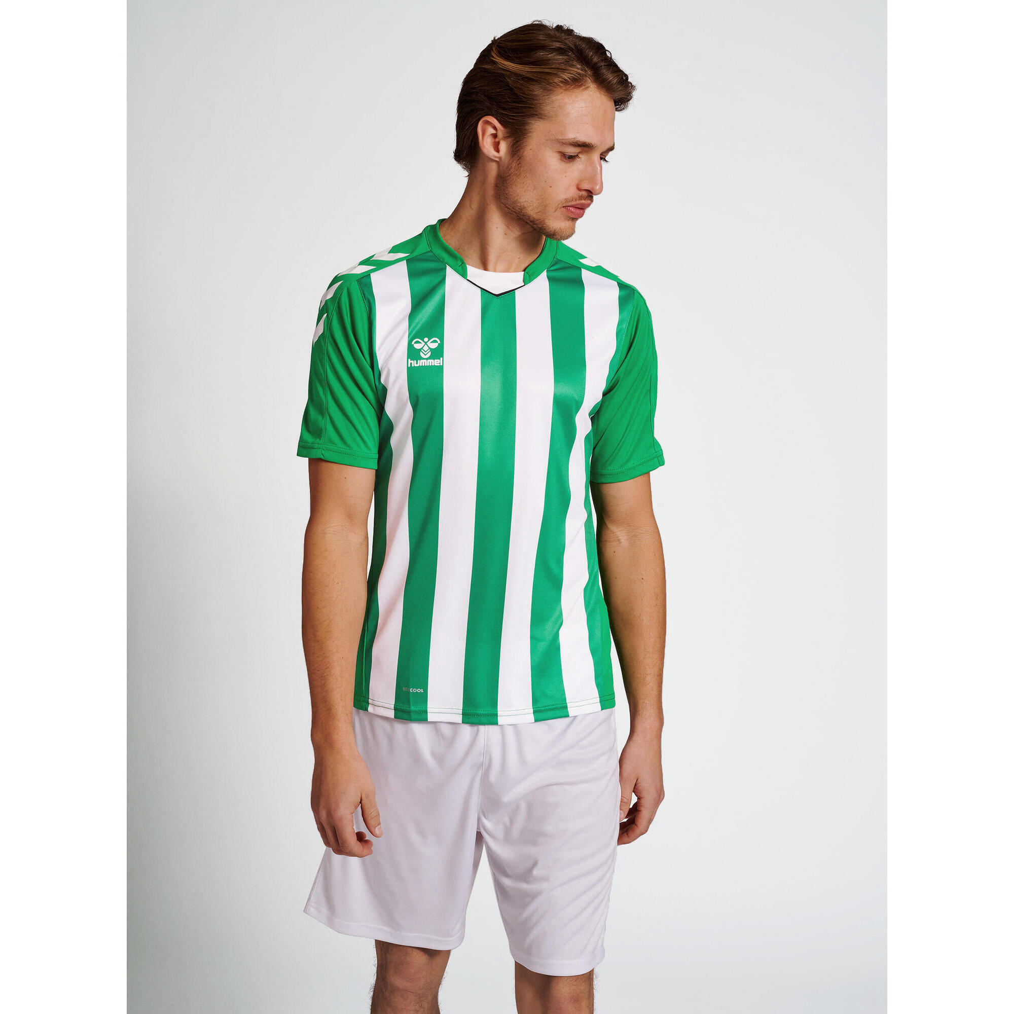 Hummel - Enfiler T-shirt Hmlcore Homme Hummel - Sous Maillot Manche Longue - Blanc|vert - 48 Xl - Decathlon