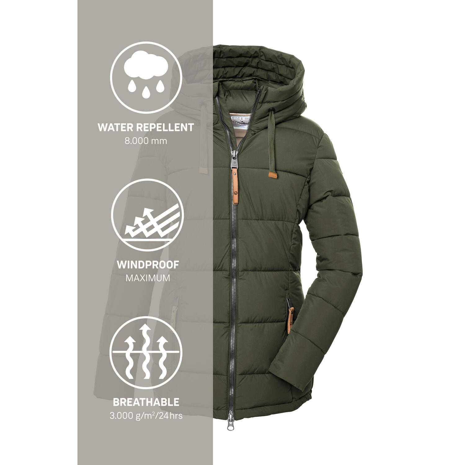 Damen Steppjacke GW 12 4/7