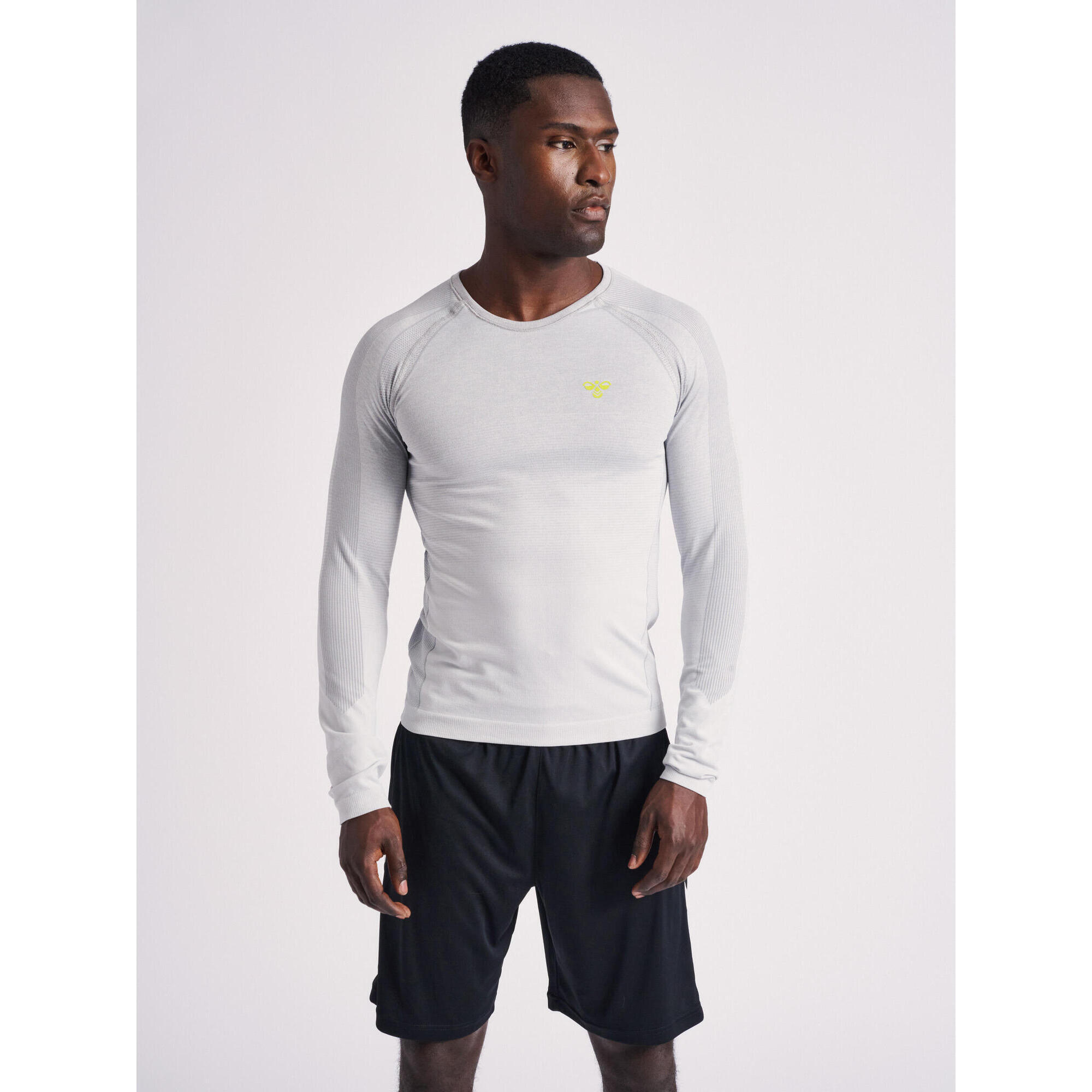 Hmlgg12 Training Seamless L/S Camisola de manga comprida para homem