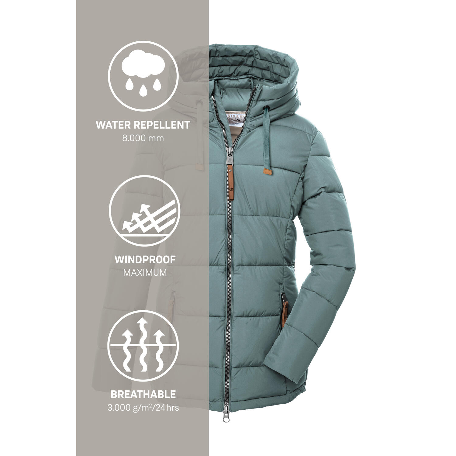 Damen Steppjacke GW 12 4/7