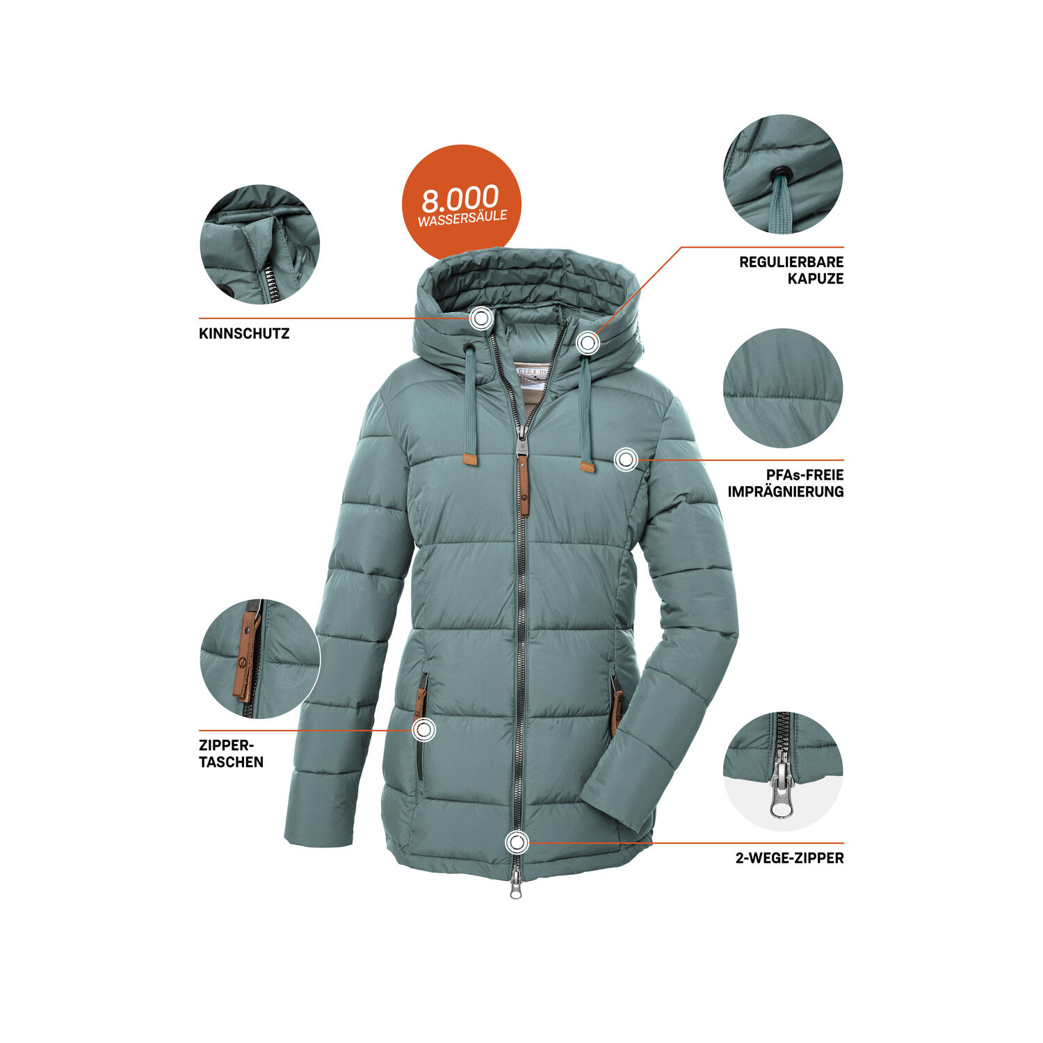 Damen Steppjacke GW 12 3/7