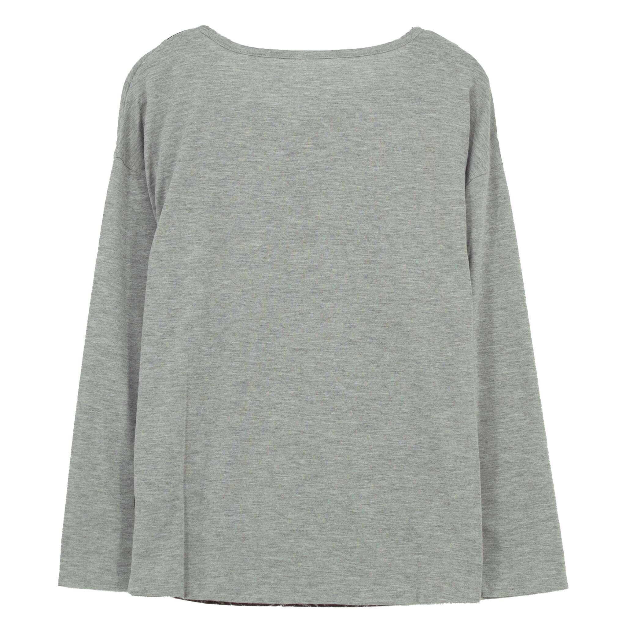 Langarmshirt Moro Panel Longsleeve Shirt Damen in Beige 2/2