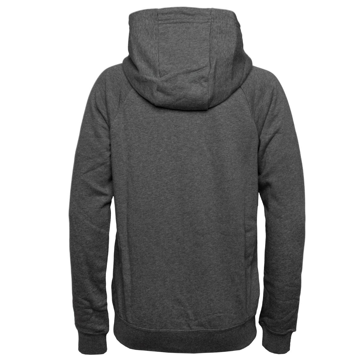 Felpa con cappuccio full zip donna ( fleece) nike grigio 2/4