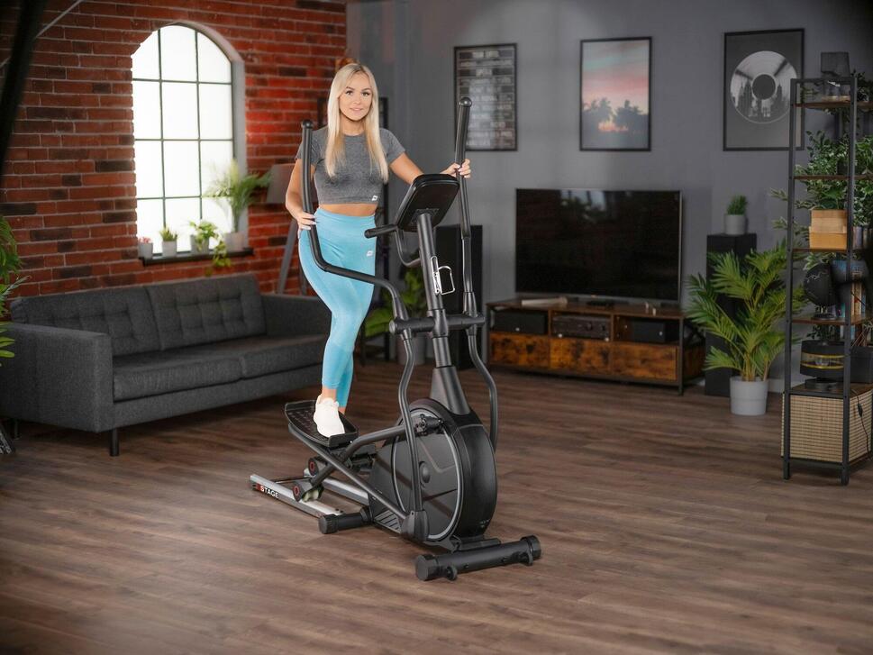 Rower eliptyczny treningowy elektryczno-magnetyczny Hop-Sport Stage