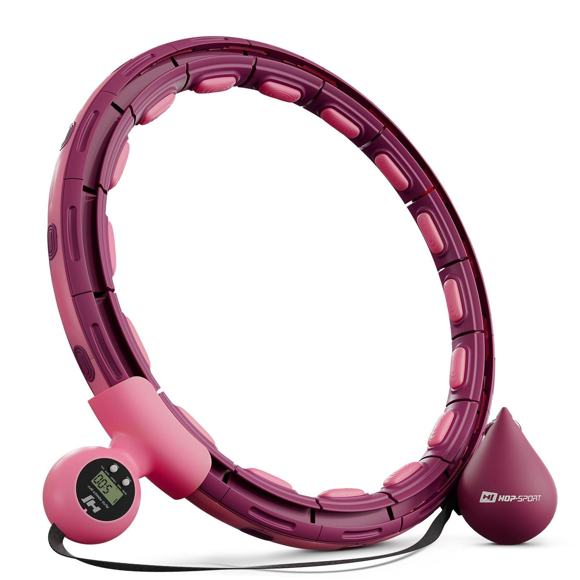 HOP-SPORT Hula-hoop se zátěží a počítadlem