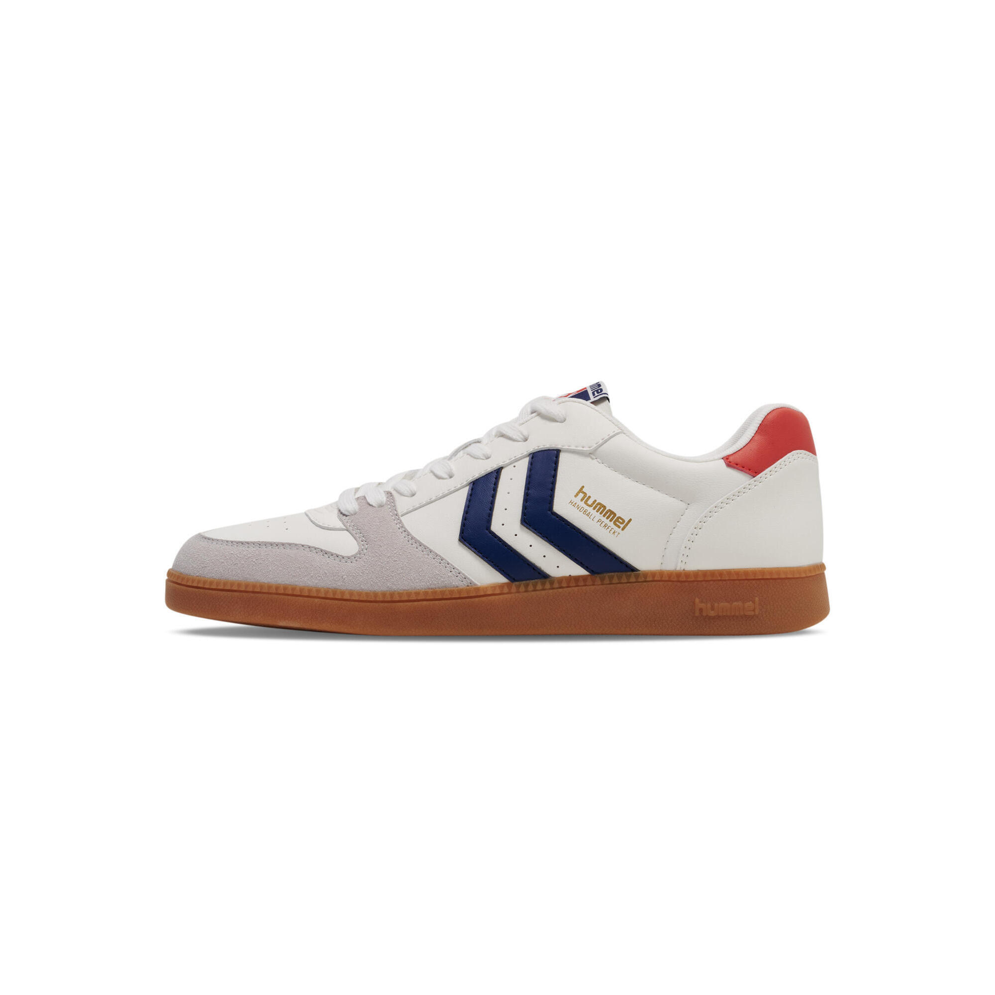 Hummel - Lacets Sneaker Handball Perfekt Adulte Hummel - Baskets - Blanc|bleu|rouge - 40 M - Decathlon