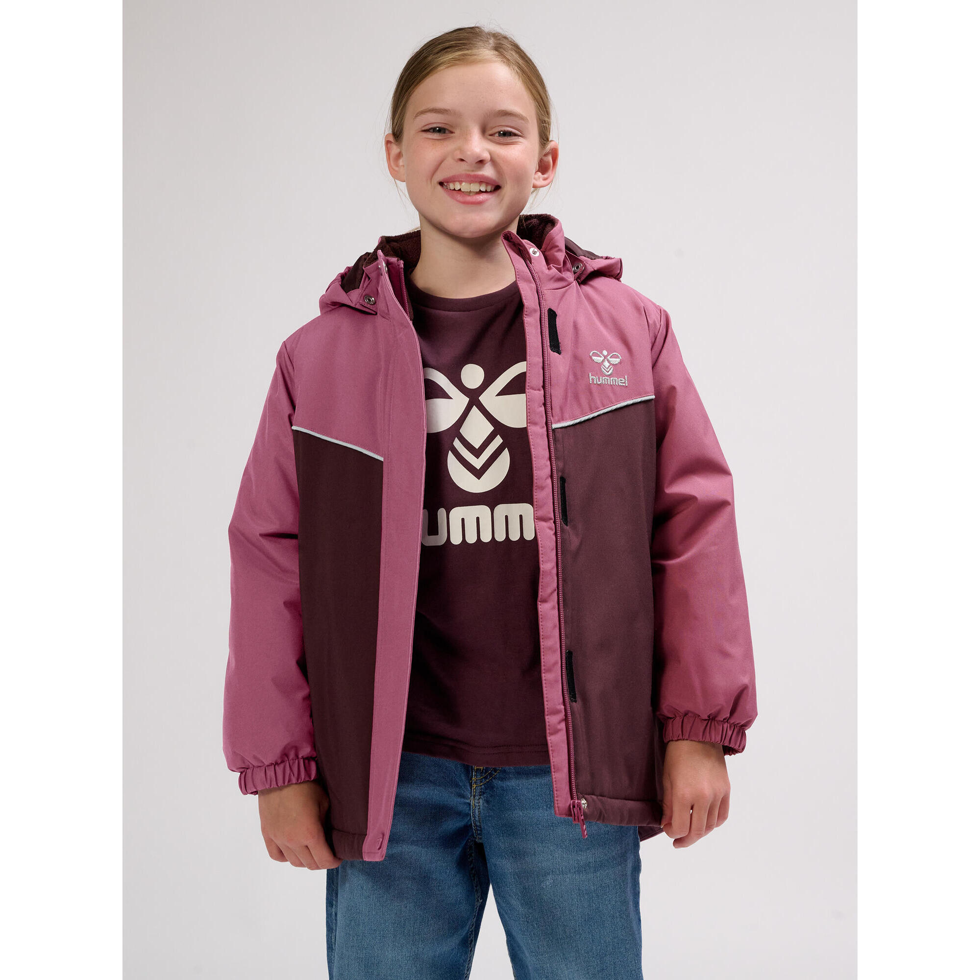 Hummel - Fermeture Éclair Combinaison Hmljosse Mode De Vie Fille Hummel - Veste - Rose|violet -  6 À 8 Ans - Decathlon