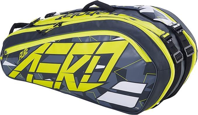Babolat RH6 Pure Aero Professional Tennis Kit Bag_PIPE_Fits in 6 Tennis Rackets Within 1 Insulated Compartment_PIPE_ 2 Side Pock