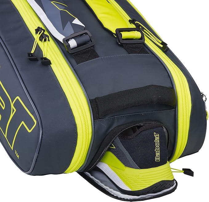 Babolat RH6 Pure Aero Professional Tennis Kit Bag_PIPE_Fits in 6 Tennis Rackets Within 1 Insulated Compartment_PIPE_ 2 Side Pock
