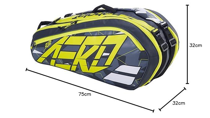 Babolat RH6 Pure Aero Professional Tennis Kit Bag_PIPE_Fits in 6 Tennis Rackets Within 1 Insulated Compartment_PIPE_ 2 Side Pock