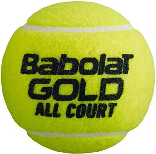 Babolat Gold All Court Light Weight,Ideal for Longer Play, Tennis Ball (Pack of 12)