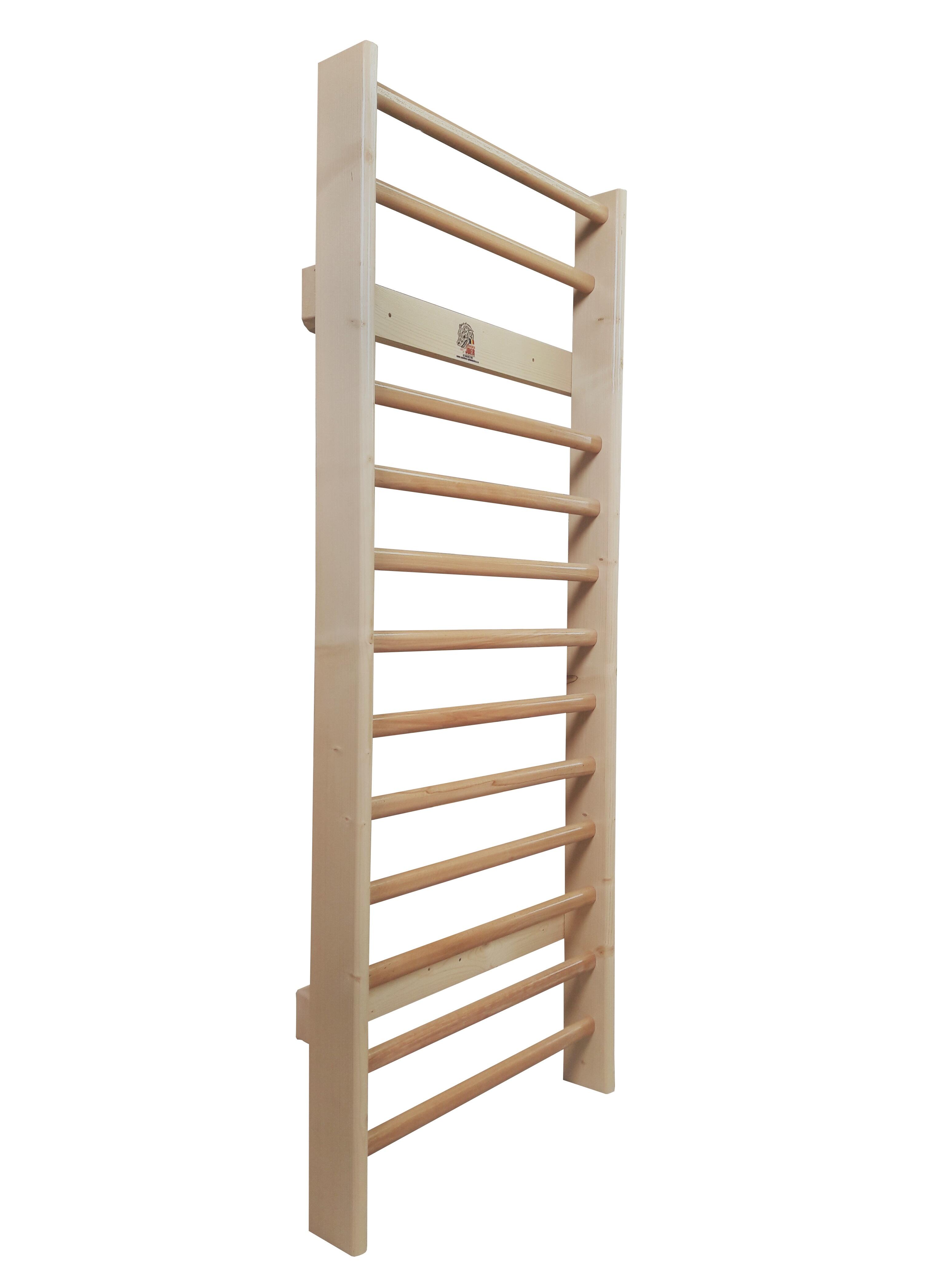 Spalier Gimnastica Standard, 200x90 cm, lacuit natur, 12 bare - M1209L