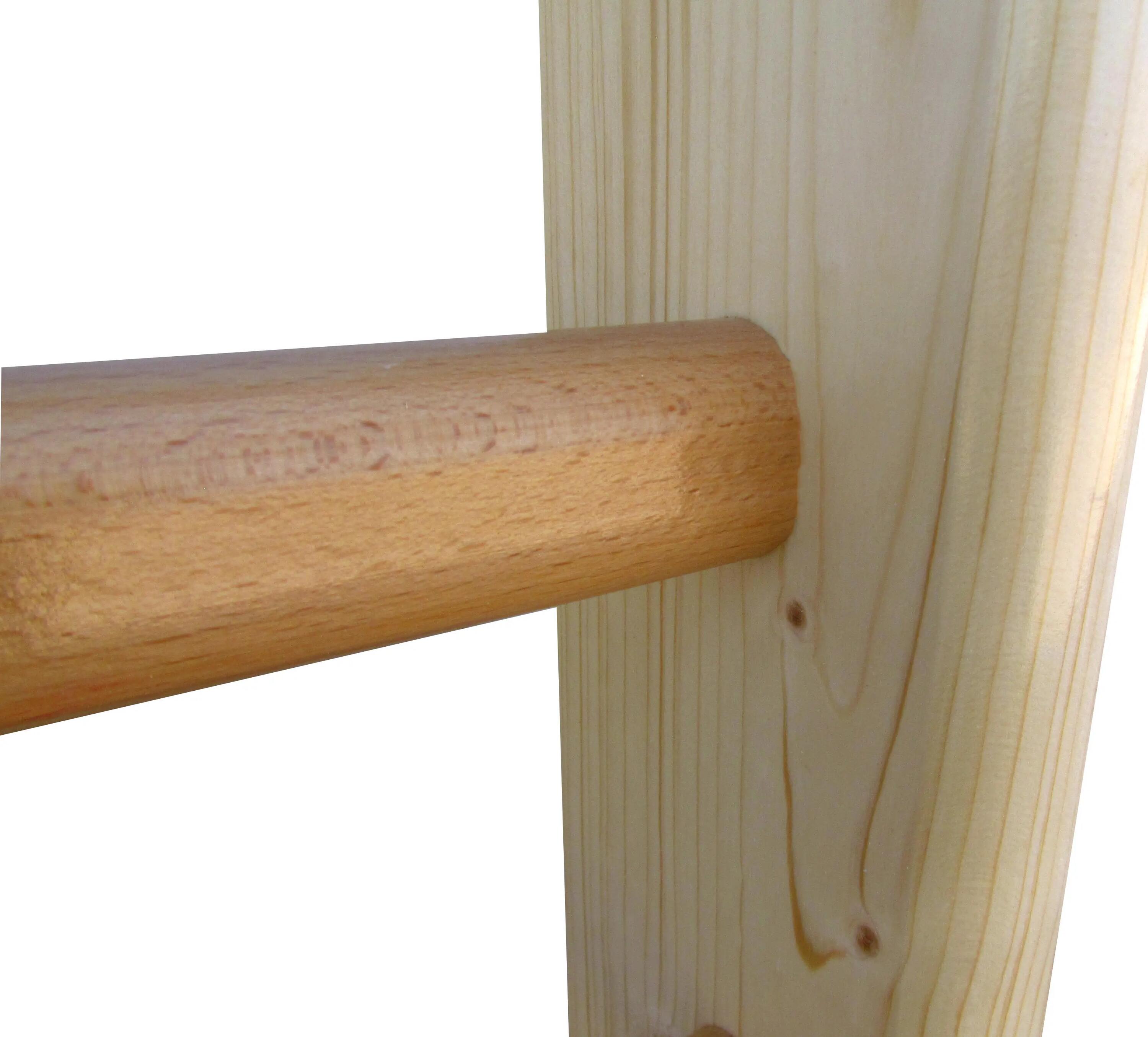 Spalier Gimnastica Standard, 200x90 cm, lacuit natur, 12 bare - M1209L 4/4