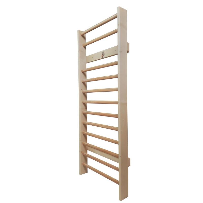 Spalier Gimnastica Standard, 200x90 cm, lacuit natur, 12 bare - M1209L