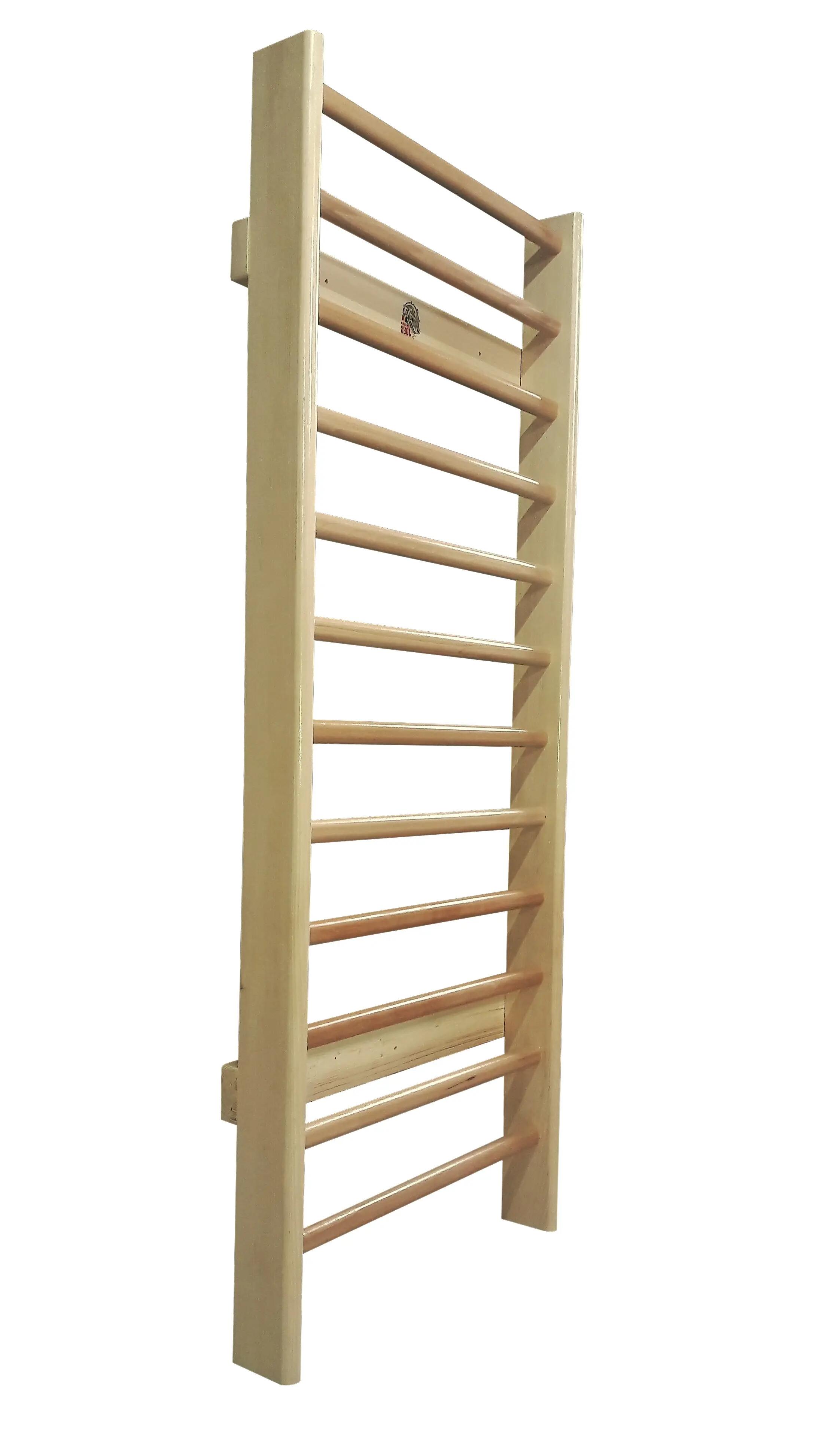 Spalier Gimnastica Standard, 200x80 cm, lacuit natur, 12 BARE - M320L 3/3