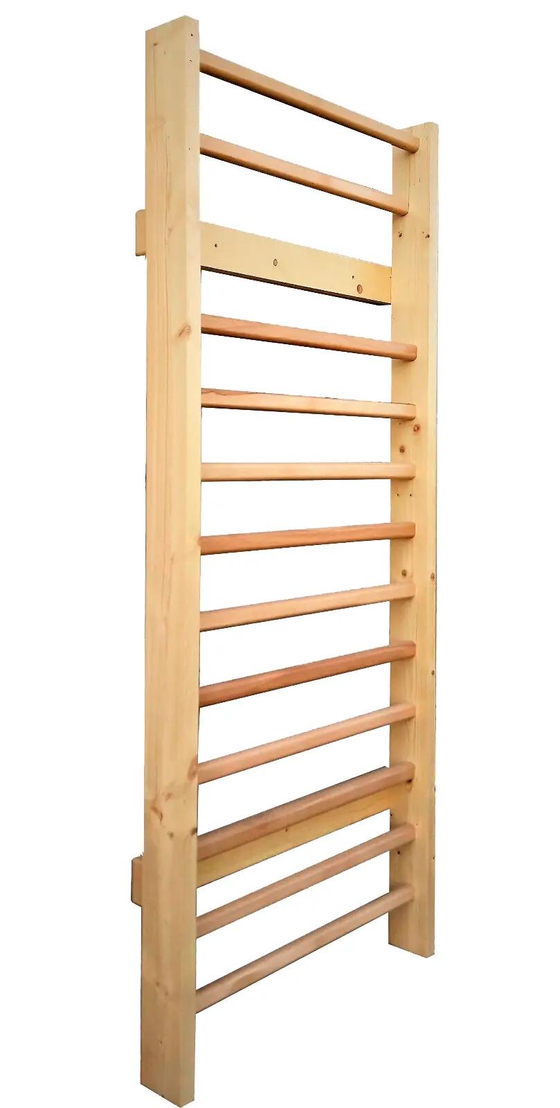 Spalier Gimnastica Standard, 200x90 cm, lacuit natur, 12 bare - M1209L 2/4
