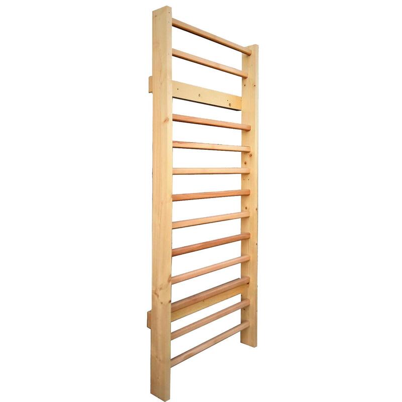 Spalier Gimnastica Standard, 200x90 cm, lacuit natur, 12 bare - M1209L