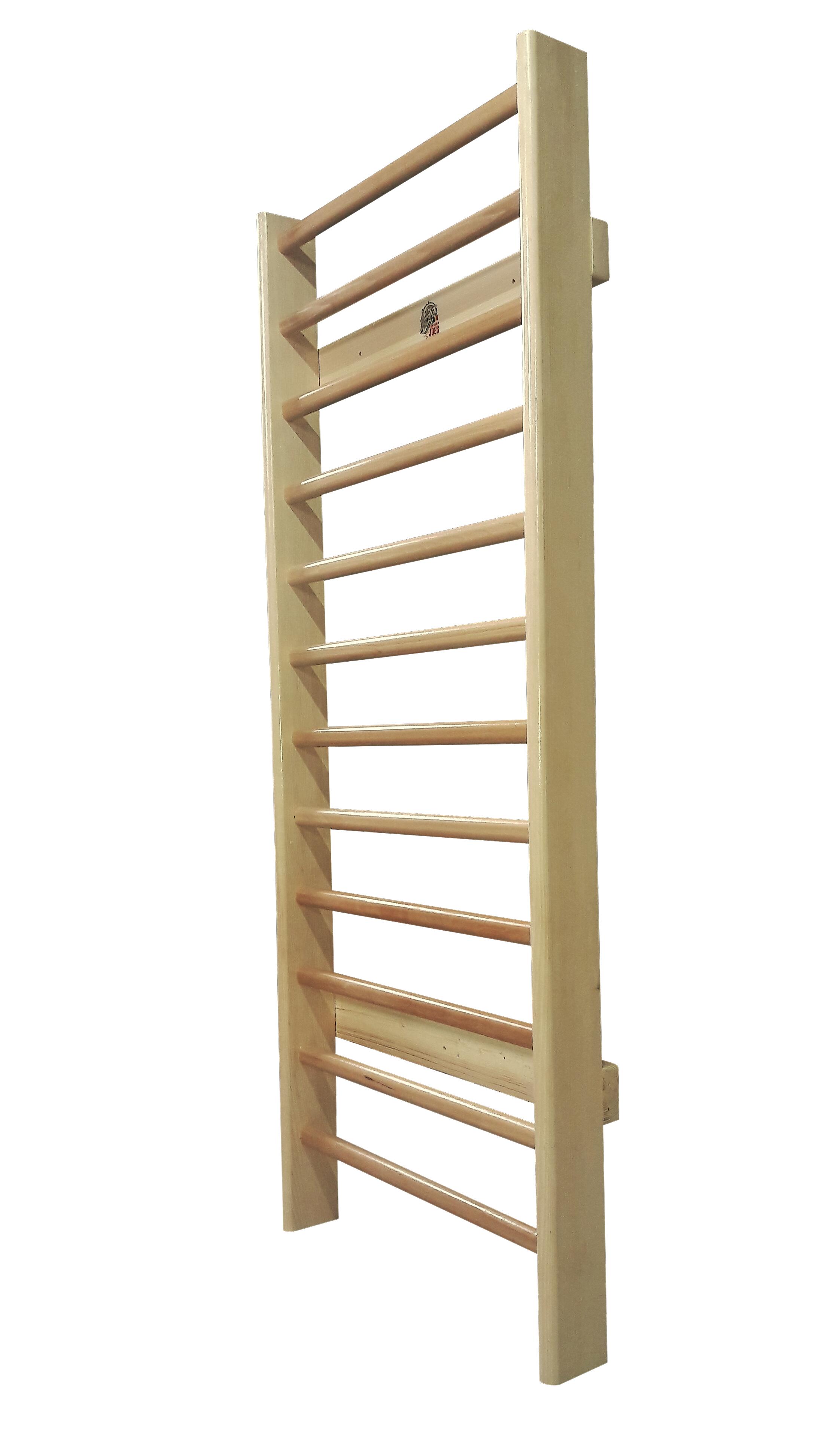 Spalier Gimnastica Standard, 200x80 cm, lacuit natur, 12 BARE - M320L