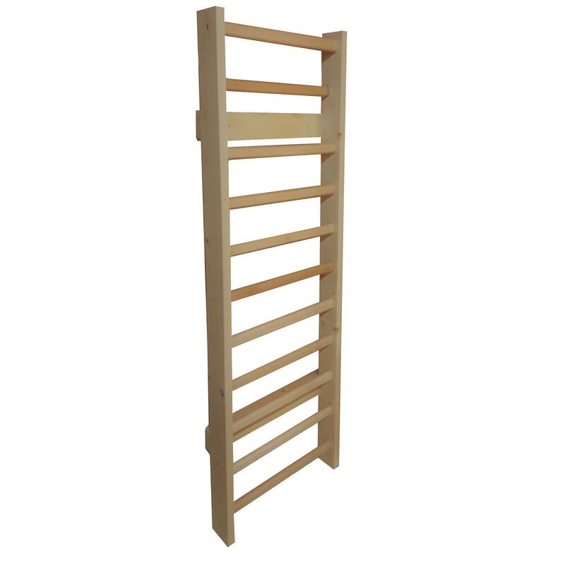 Spalier Gimnastica Standard, 230x80 cm, Lacuit Natur, 11 Bare - M131L