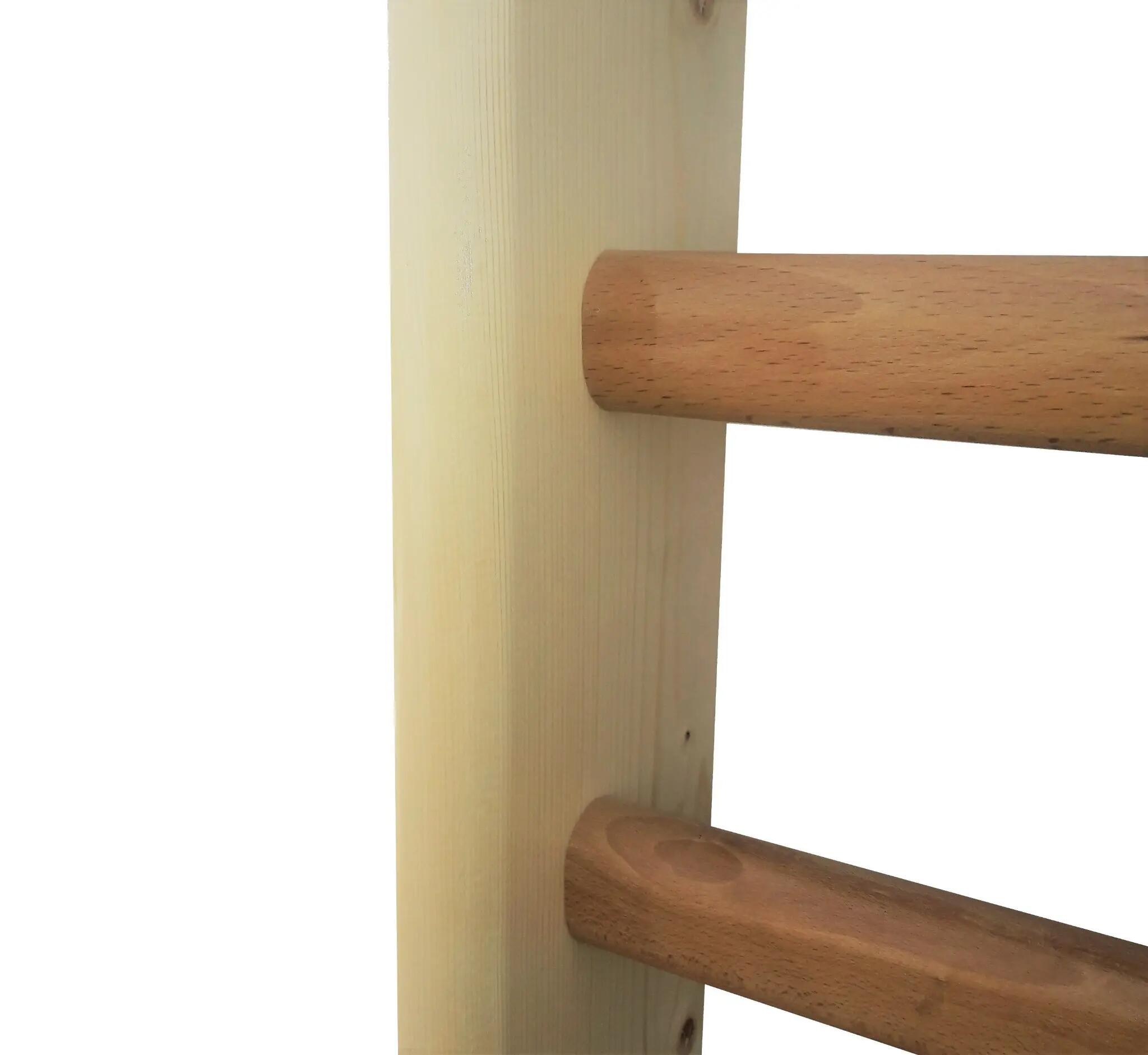 Spalier Gimnastica Multifunctional, 200x80 cm, Lacuit Natur, 13 Bare - M7020L 2/2