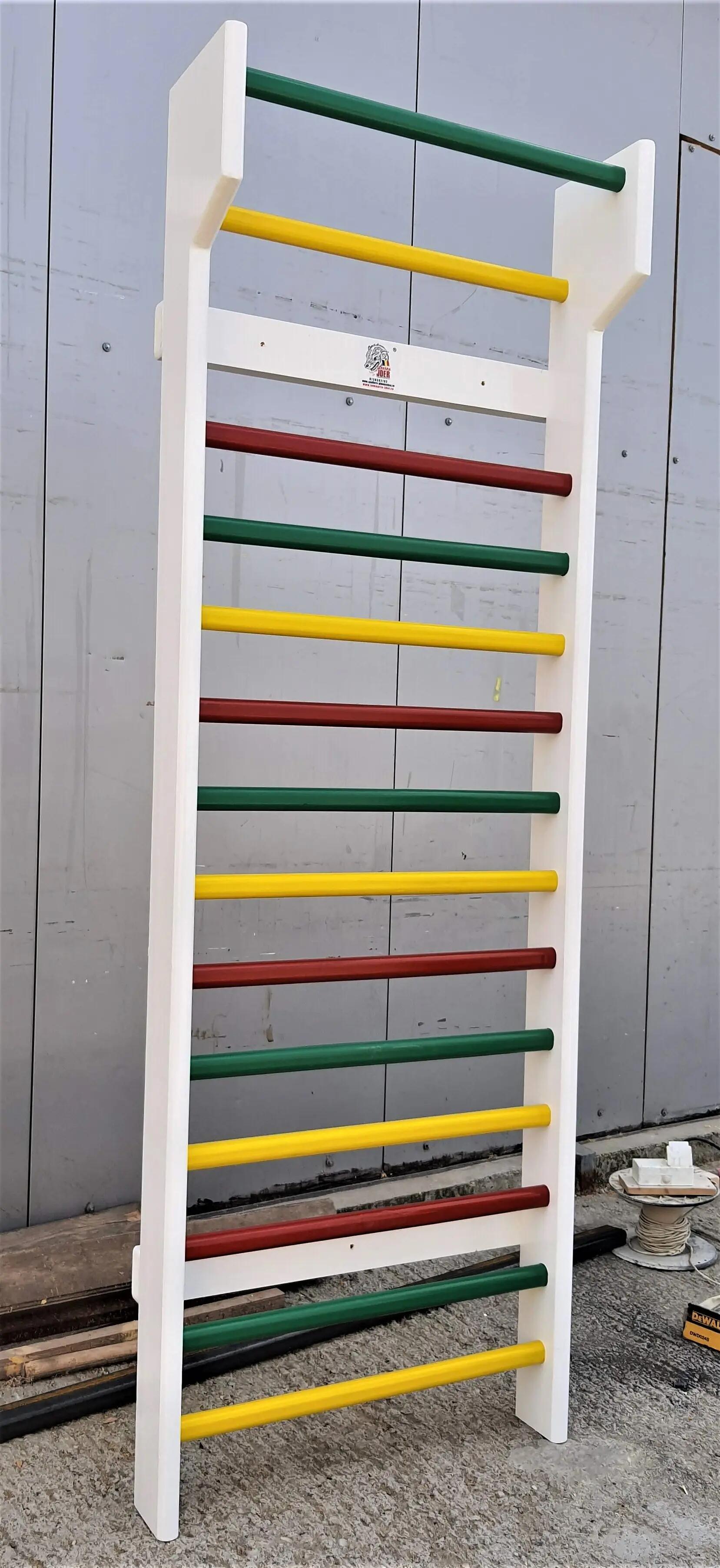 Spalier Gimnastica SCHROTH, 260x85 cm, lacuit natur, 16 bare - M2600L 2/4
