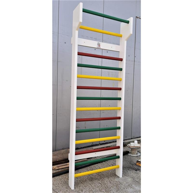 Spalier Gimnastica SCHROTH, 260x85 cm, lacuit natur, 16 bare - M2600L