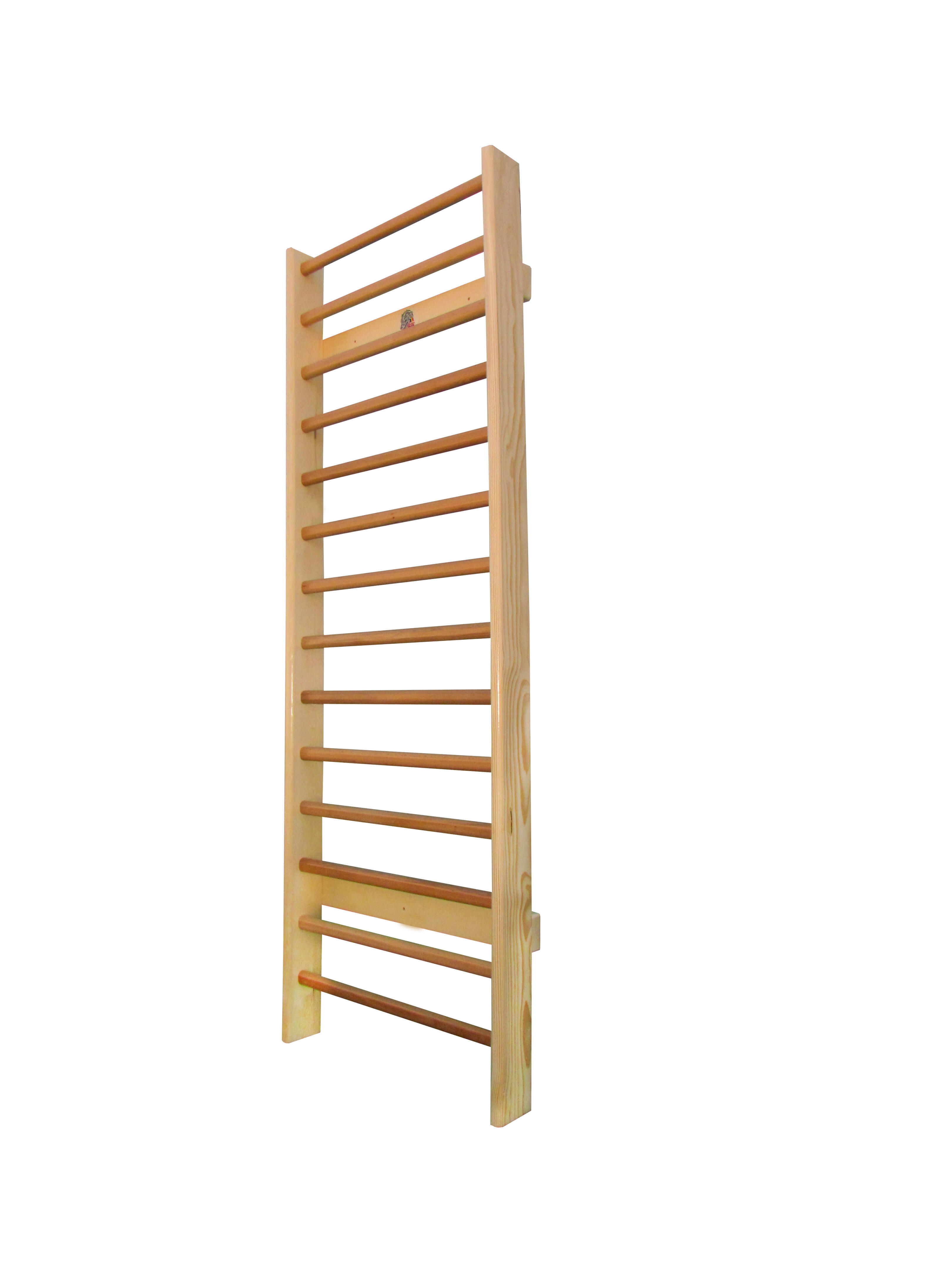 Spalier Gimnastica Standard, 230x80 cm, lacuit natur, 14 BARE - M330L