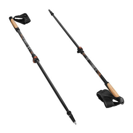 Kije do nordic walking NW8613 NILS karbonowe regulowane 93-125 cm