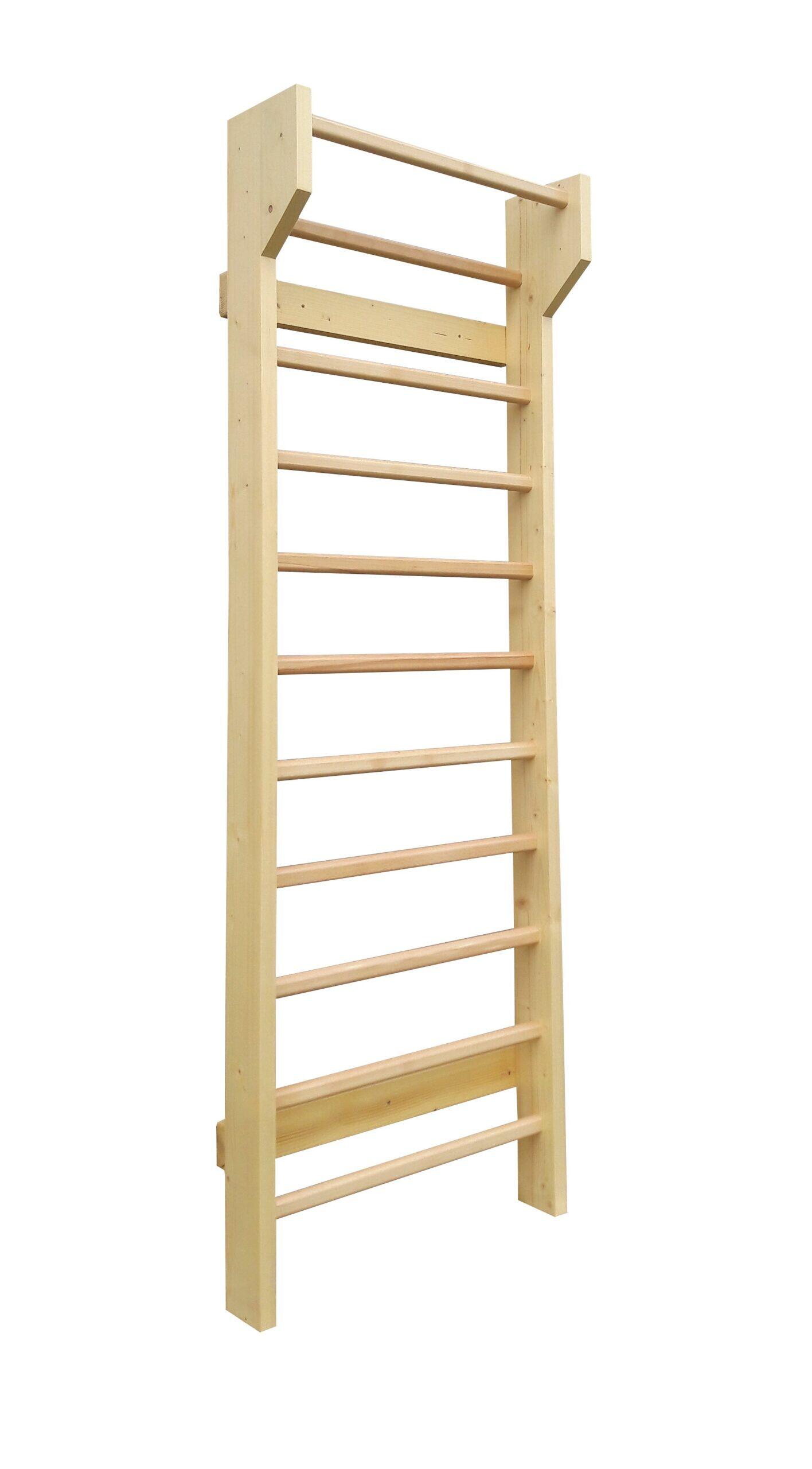 Spalier Gimnastica SCHROTH, 230x80 cm, Lacuit, 11 Bare - M231L