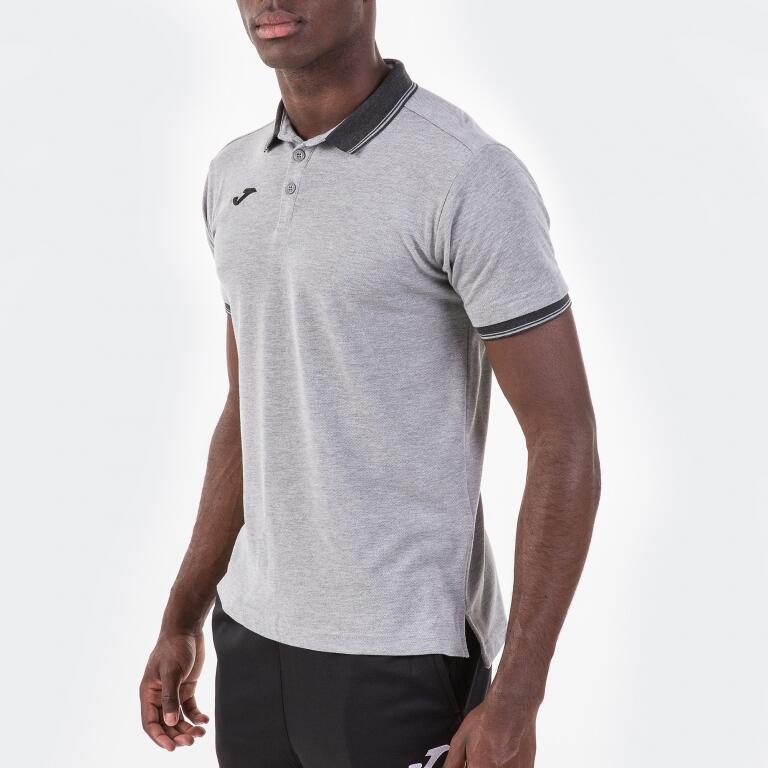 Polo Manches Courtes Homme Joma Bali II Gris 3/5