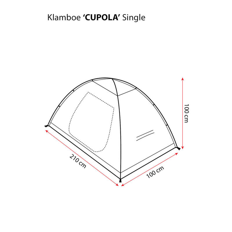 Tente moustiquaire Deconet Cupola Blanc - L210xH100xL100cm
