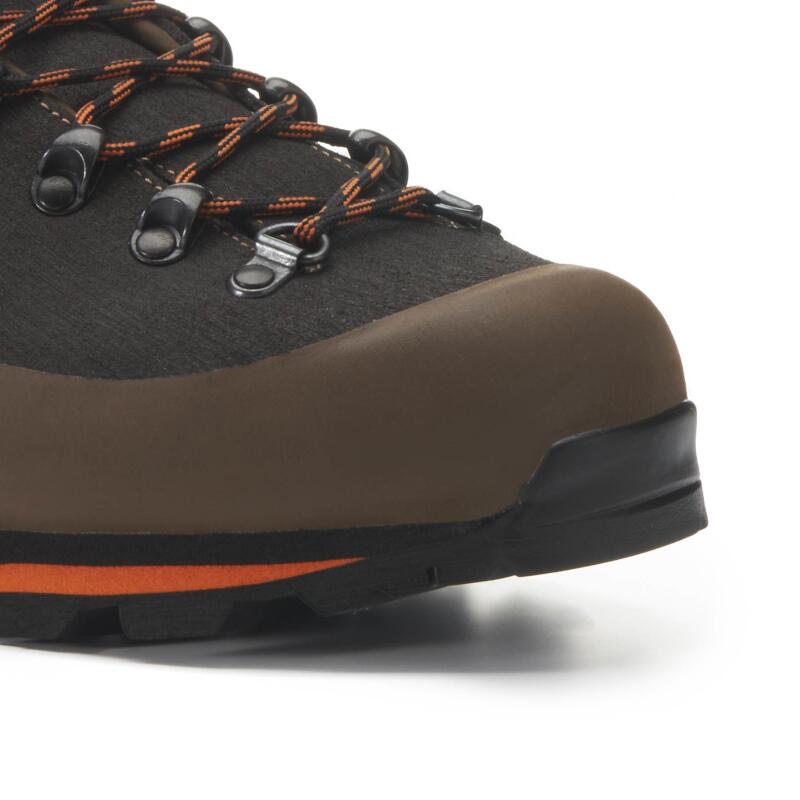 Wanderschuhe Deer EVO WP-Braun mit Orange 4/5