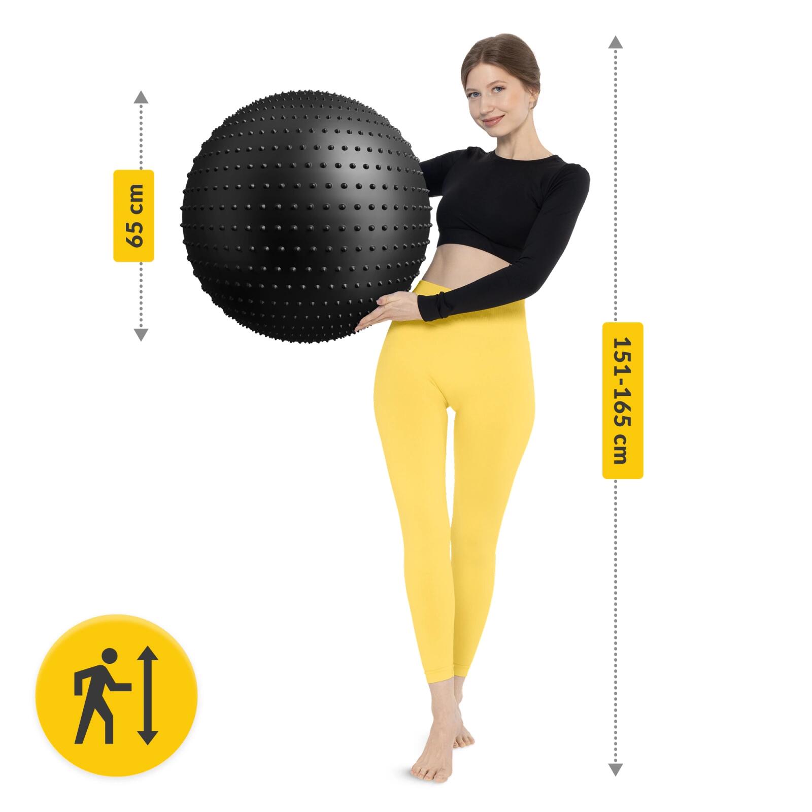 Nafukovací gymnastický míč s výstupky 4FIZJO 65 cm 5/7