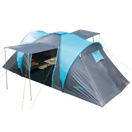 Tweedehands - Koepeltent Hammerfest 4 - 4 persoons campingtent - 2 slaapcabines
