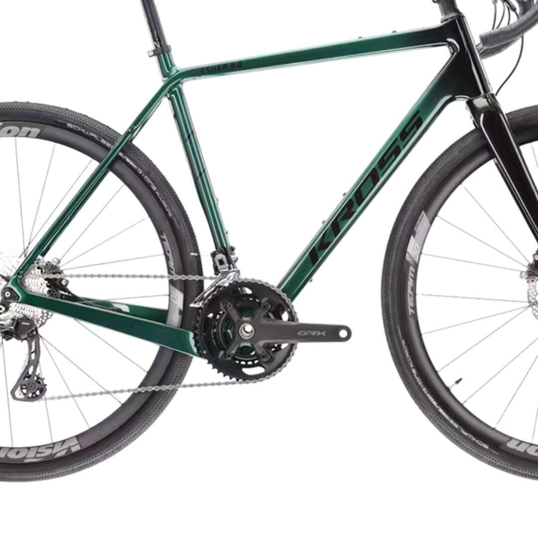 Seconda vita - Bici da strada gravel in carbonio Kross Esker 8.0 GRX 11 L 6/7