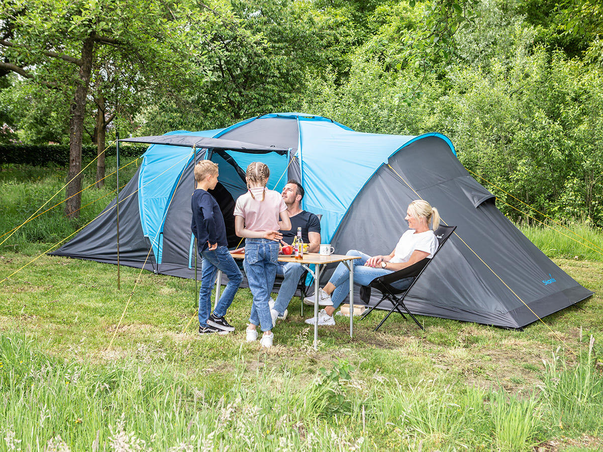 Gebraucht - Kuppelzelt Hammerfest 4 Sleeper Protect - 500 x 220 cm 2/8