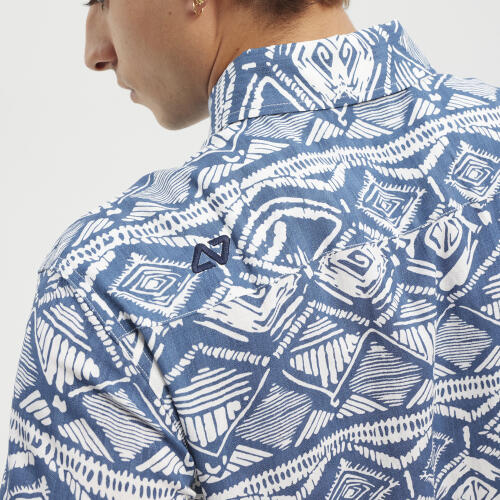 Camisa manga corta Hydroponic Azul estampada 4/6
