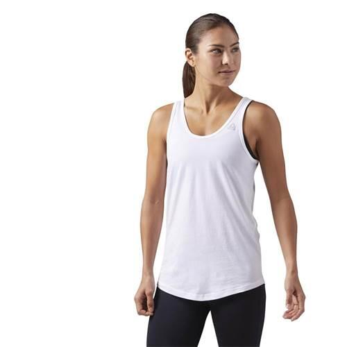 Tricou sport cf8579 fără mâneci alb damă