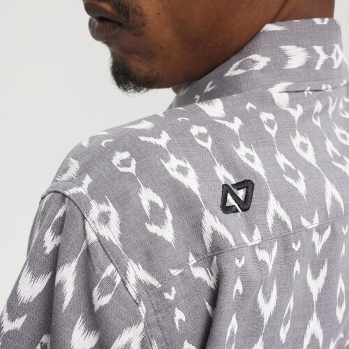 Camisa manga corta Hydroponic charcoal estampada 4/7