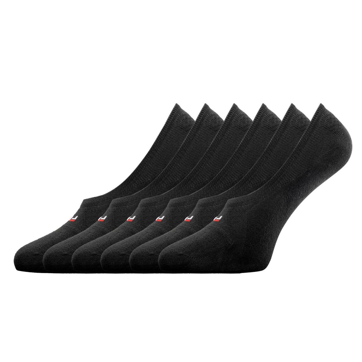 Lot de 6 paires de chaussettes invisibles / protège-pieds 1/1