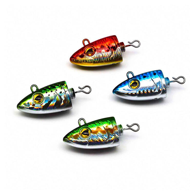 Cabeza Real Fish Vinilo Pesca Jigging Spinning JLC   15 g Sardina #2  2 Pcs 2/2