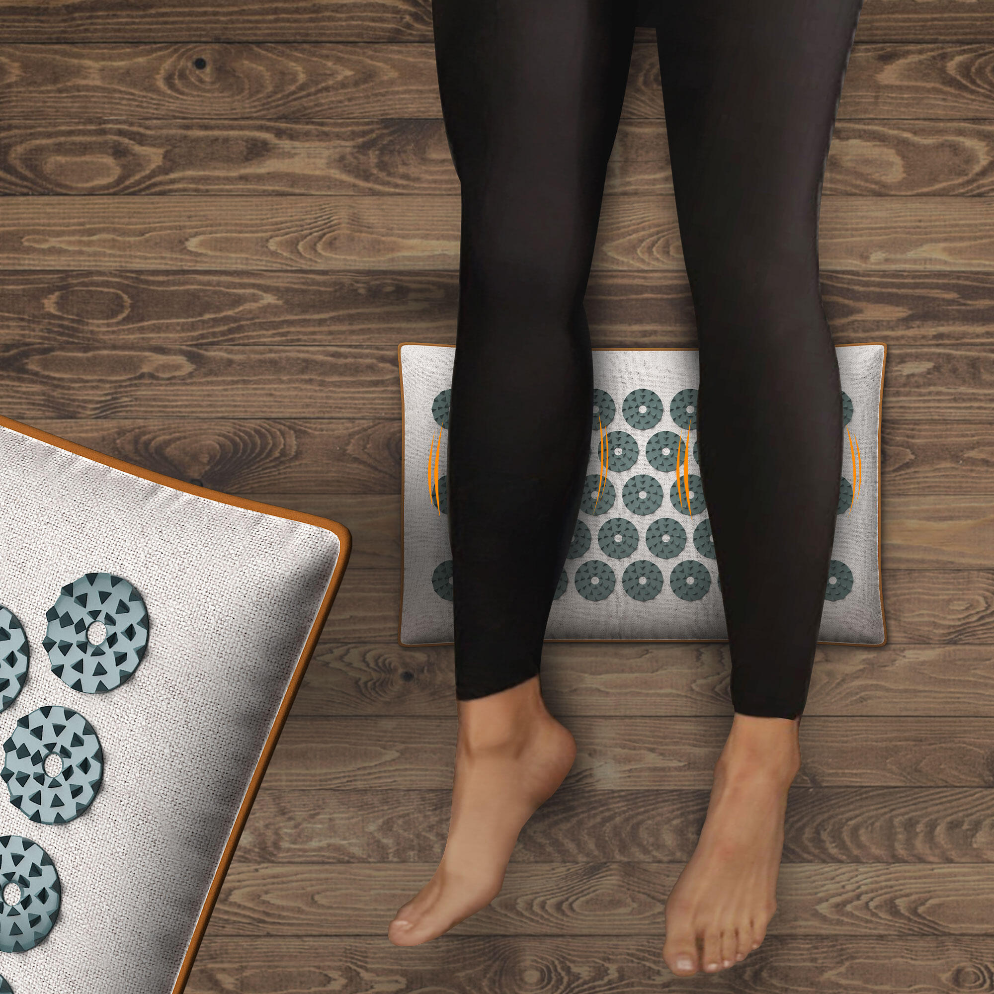 Extension de tapis d'acupression – fibres de coco et sarrasin – tapis de massage 3/7