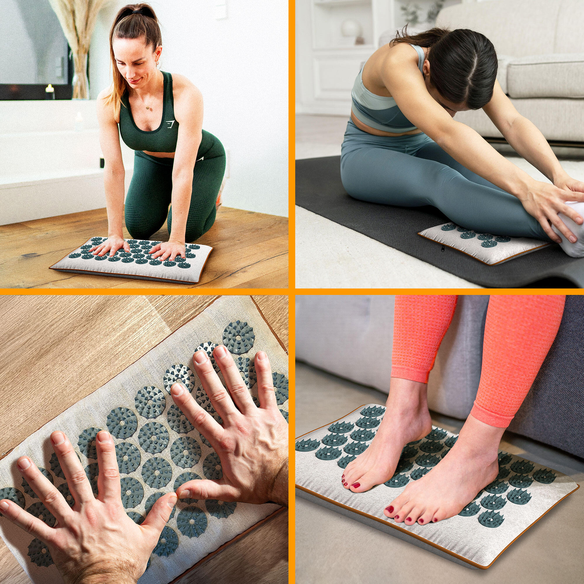 Extension de tapis d'acupression – fibres de coco et sarrasin – tapis de massage 6/7