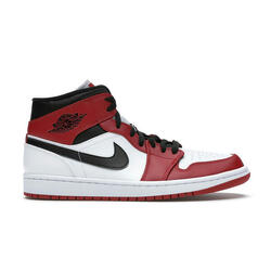 Reconditionné - Air Jordan 1 Mid Chicago White - Très Bon État