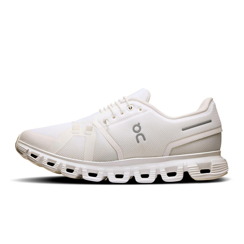 Zapatillas Blancas On Running Cloud 6 Woman White Cómodas y Ligeras 2/5