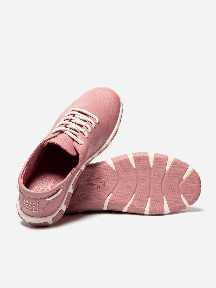 Baskets Femme - JAZARU Rose/rouge 4/4